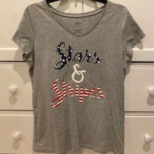 American graphic tee